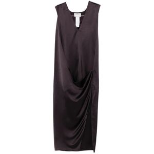 Sportmax, Dames, Jurken, Paars, Maat: S