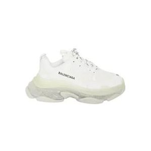 Balenciaga Triple S Sneaker Clear Sole - Wit , White , Dames , Maat: 36 EU