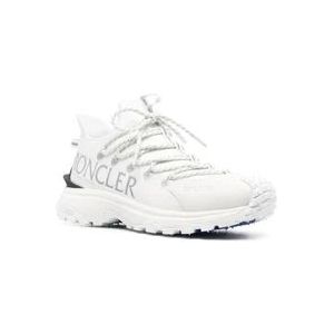 Moncler Witte Sneakers , White , Heren , Maat: 40 EU