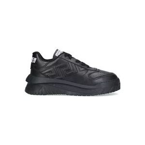 Versace Zwarte Sneakers - Stijlvol Model , Black , Heren , Maat: 42 EU