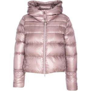 Herno, Dames, Jassen, Paars, Maat: L Nylon,