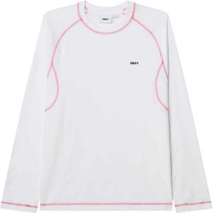 Obey, Heren, Tops, Wit, Maat: S Katoen,