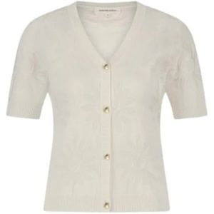 Fabienne Chapot, Dames, Truien, Wit, Maat: L Katoen,