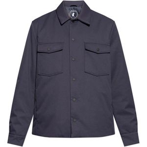 Save The Duck, Heren, Jassen, Blauw, Maat: M Leer,