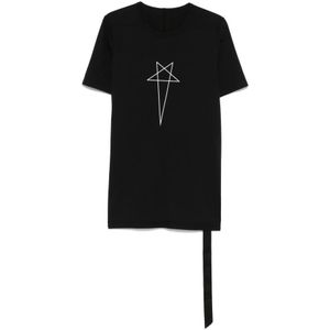 Rick Owens, Heren, Tops, Zwart, Maat: S Katoen,