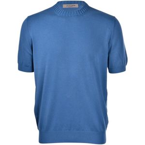 La Fileria, Heren, Truien, Blauw, Maat: L Poliester,