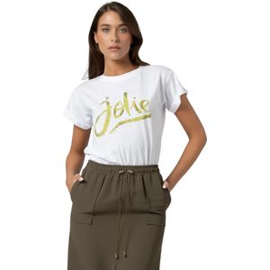 Kocca, Dames, Tops, Wit, Maat: L Leer,