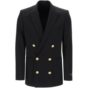 Balmain Formal Blazers , Black , Heren , Maat: S