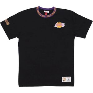 Mitchell & Ness, Heren, Tops, Zwart, Maat: XL Katoen,