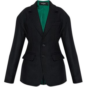 Dsquared2, Dames, Jassen, Zwart, Maat: 3XS Wol,