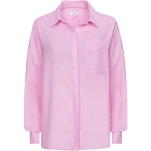 Âme, Dames, Blouses & Shirts, Roze, Maat: XS Katoen,