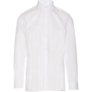 Givenchy, Heren, Overhemden, Wit, Maat: 3XS Katoen,