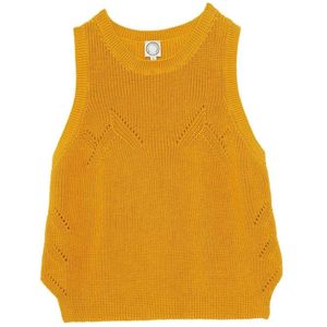 Ines de la Fressange Paris, Dames, Truien, Geel, Maat: XS Katoen,