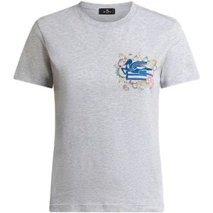 Etro, Dames, Tops, Grijs, Maat: S