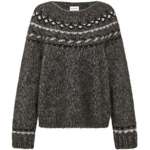 P.a.r.o.s.h., Dames, Truien, Grijs, Maat: M Wol,