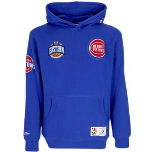 Mitchell & Ness, Heren, Sweatshirts & Hoodies, Blauw, Maat: S Fleece,