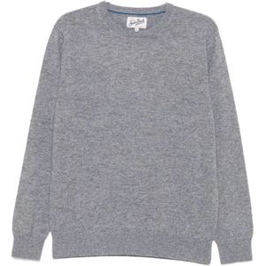 MC2 Saint Barth, Heren, Truien, Grijs, Maat: M Wol,