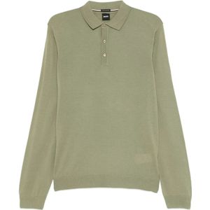 Hugo, Heren, Tops, Groen, Maat: L Wol,