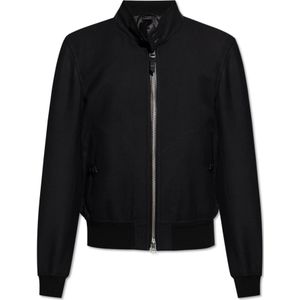 Tom Ford, Heren, Jassen, Zwart, Maat: XL Wol,