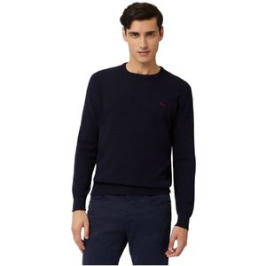 Harmont & Blaine, Heren, Truien, Blauw, Maat: 2XL Wol,