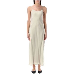 LOW Classic, Dames, Jurken, Beige, Maat: S Zijde,