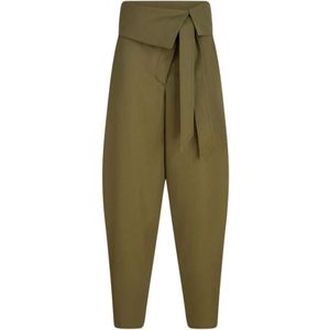 The Attico, Dames, Broeken, Groen, Maat: 2XS