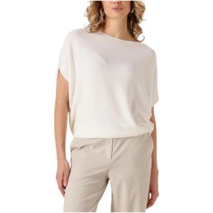 Summum Woman, Dames, Blouses & Shirts, Wit, Maat: M Viscose,