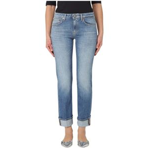 Dondup, Dames, Jeans, Blauw, Maat: W24 Katoen,