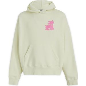 Palm Angels, Heren, Sweatshirts & Hoodies, Beige, Maat: XL Katoen,