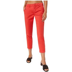 Fay, Dames, Broeken, Rood, Maat: W26 Katoen,