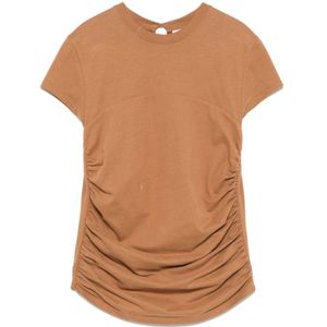 Isabel Marant, Dames, Tops, Beige, Maat: M Katoen,