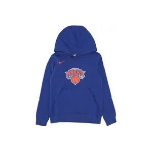 Nike NBA Club Logo Fleece Hoodie , Blue , Heren , Maat: L