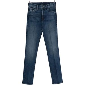 Mother, Dames, Jeans, Blauw, Maat: W26 Katoen,