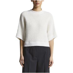 Peserico, Dames, Truien, Wit, Maat: S