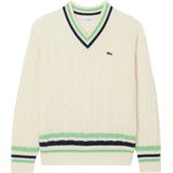 Lacoste - Relaxed Fit - Gebreide Pullover - Meerkleurig - Wolmix