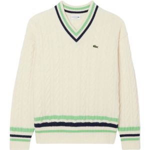 Lacoste - Relaxed Fit - Gebreide Pullover - Meerkleurig - Wolmix