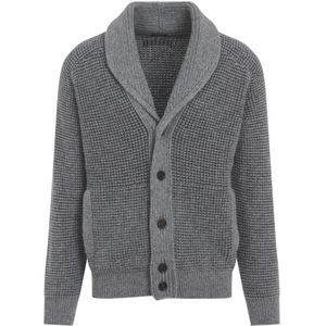 Zegna, Heren, Truien, Grijs, Maat: L Mohair,