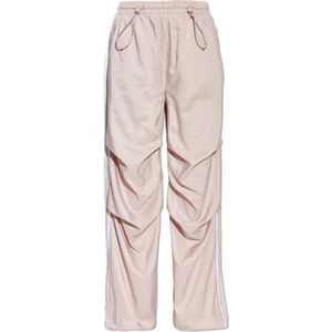 Adidas Originals - Trainingsbroeken - Roze - Dames - Polyester - Met Gerimpelde Pijpen