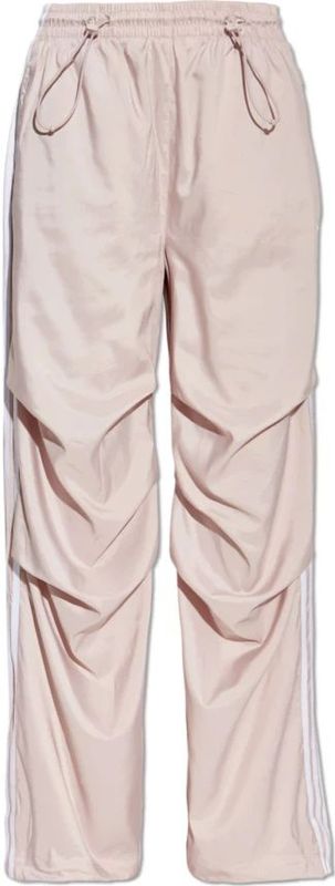 Adidas Originals - Trainingsbroeken - Roze - Dames - Polyester - Met Gerimpelde Pijpen