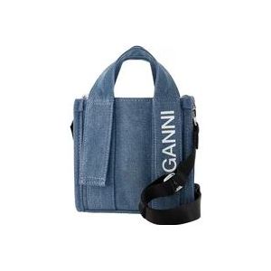 Ganni Plastic handbags , Blue , Dames , Maat: ONE Size