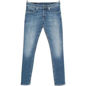Dondup, Heren, Jeans, Blauw, Maat: W28 Katoen,