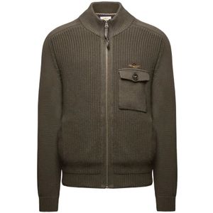 Aeronautica Militare, Heren, Truien, Grijs, Maat: S