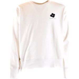 Lardini, Heren, Sweatshirts & Hoodies, Wit, Maat: XL