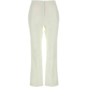 Jil Sander, Dames, Broeken, Wit, Maat: XS Katoen,