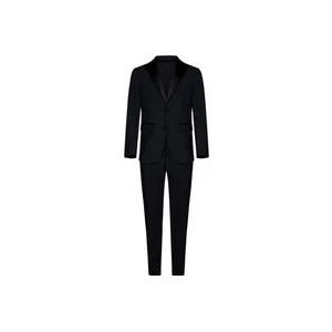 Dsquared2 Single Breasted Suits , Black , Heren , Maat: 3XL