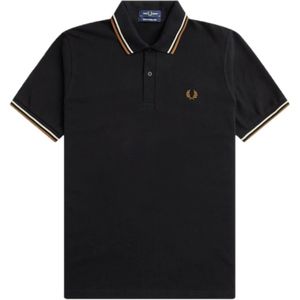 Fred Perry, Heren, Tops, Zwart, Maat: 2XS Katoen,