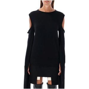 Rick Owens, Dames, Jurken, Zwart, Maat: M Wol,