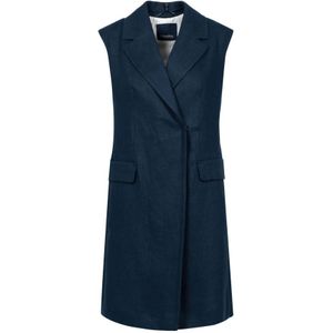 Max Mara, Dames, Jurken, Blauw, Maat: M Katoen,