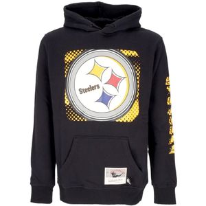 Mitchell & Ness, Heren, Sweatshirts & Hoodies, Zwart, Maat: M Katoen,