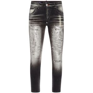 Philipp Plein, Heren, Jeans, Zwart, Maat: W29 Denim,